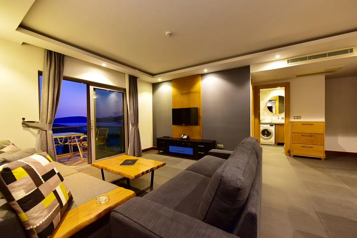 Değirmenburnu Residence, Bodrum interior view