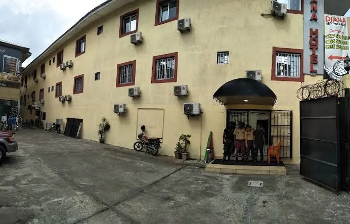 Diana Hotel, Monrovia interior view