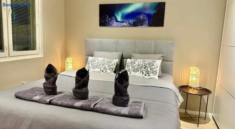 Elegant apartment with Sauna in the center, Rovaniemi interior view