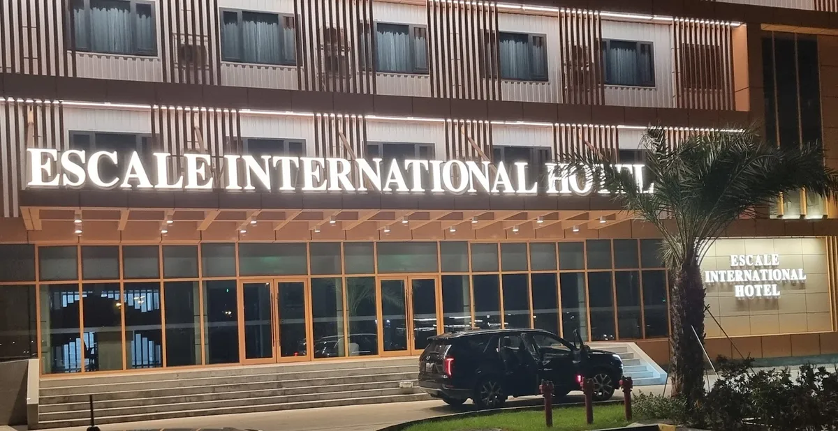 Escale international hotel, Djibouti City interior view