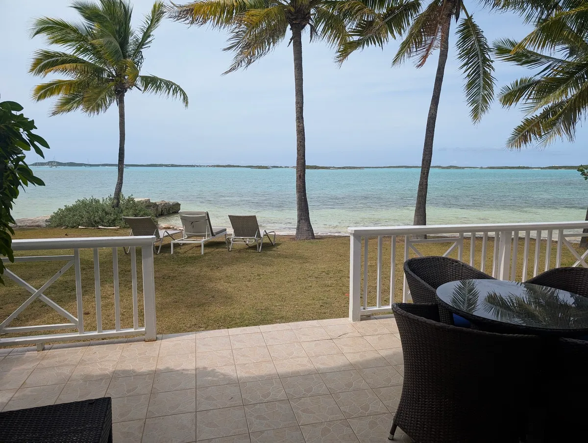 February Point, Exuma interior view