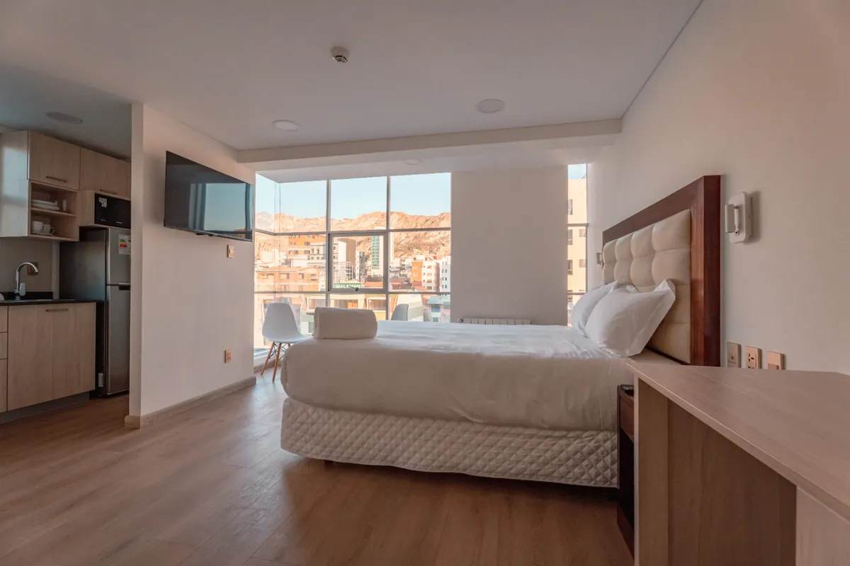 Fratelli Corp Apart Hotel, La Paz interior view