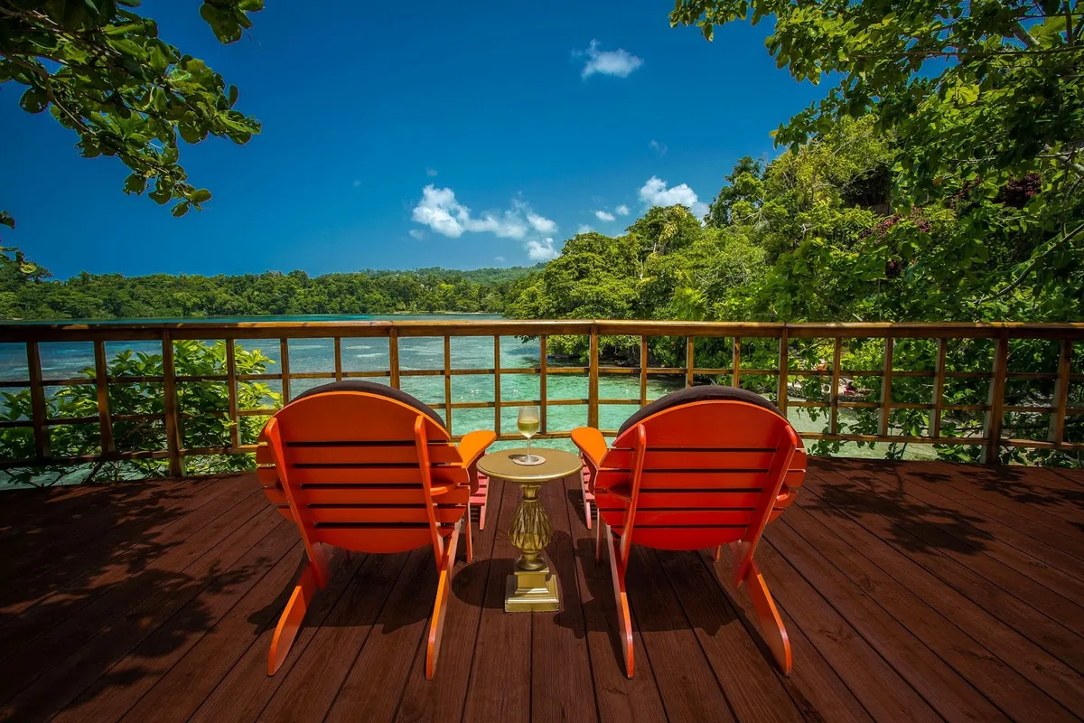 Geejam Hotel, Port Antonio interior view
