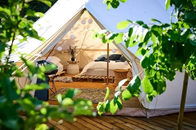 Glamping Telt Aqua, Odense interior view