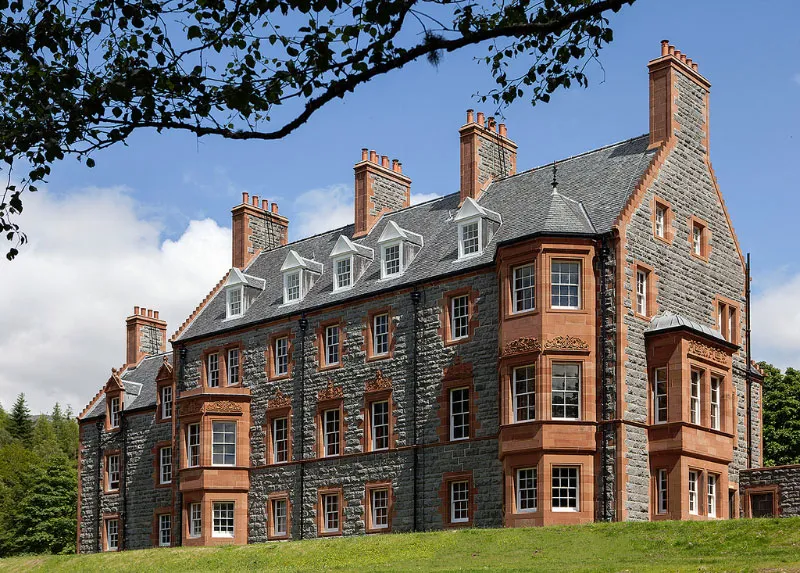 Glencoe House, Scottish Highlands interior view