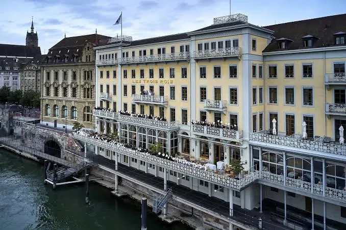Grand Hotel Les Trois Rois, Basel interior view