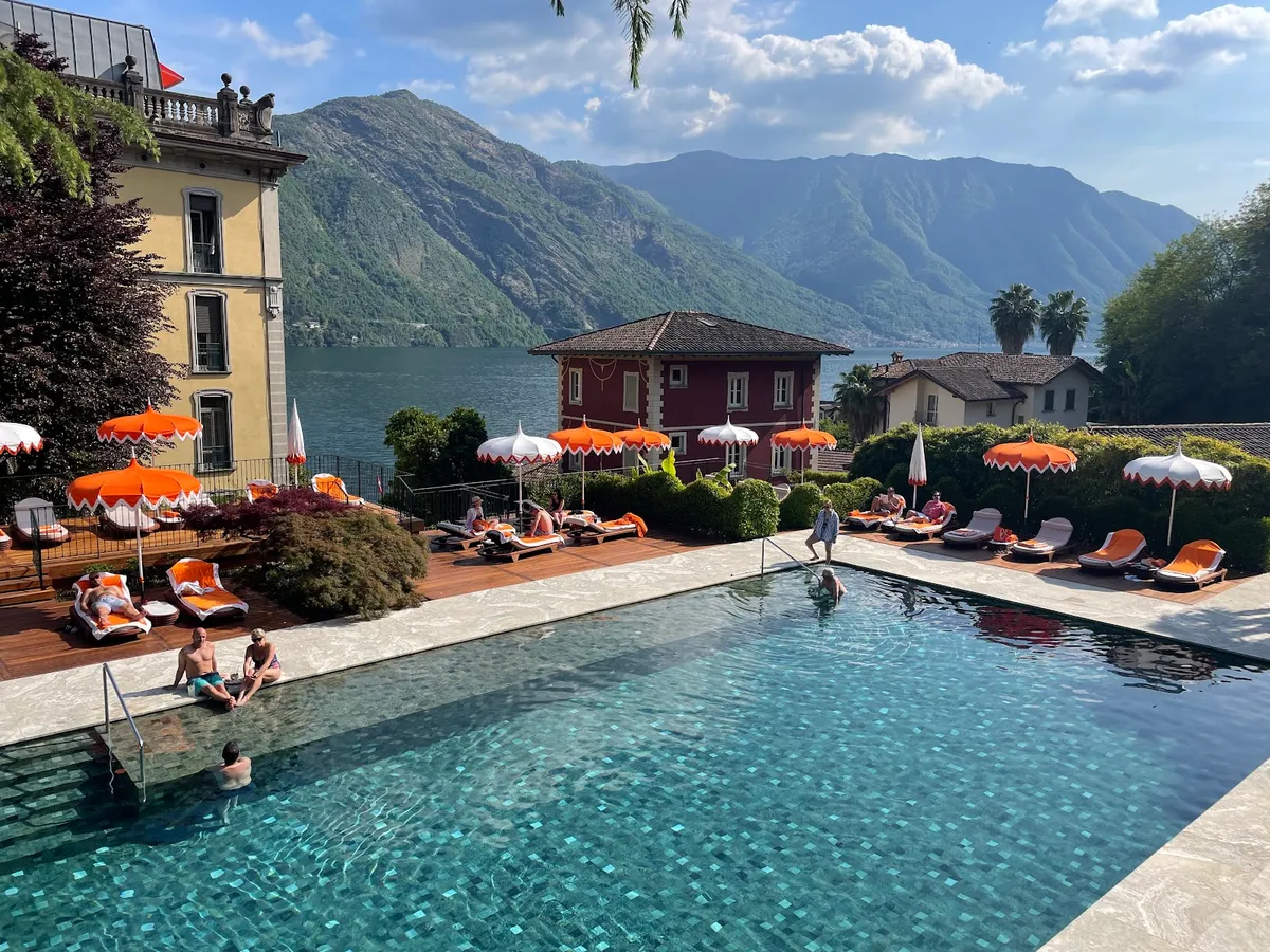 Grand Hotel Tremezzo, Lake Como interior view