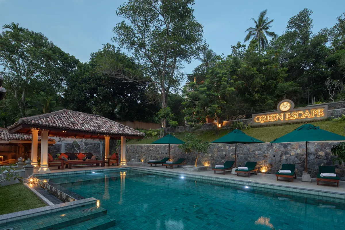 Green Escape Unawatuna, Unawatuna interior view