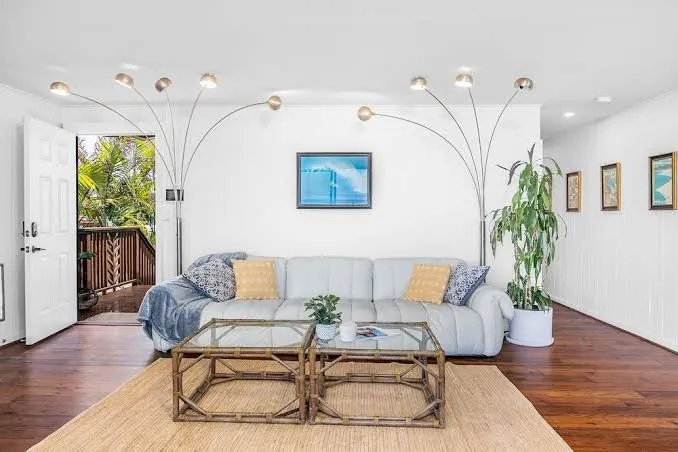 Haleiwa Waterfront House, Hawaiian Islands interior view