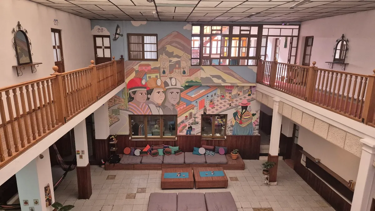 Hostel Casa Blanca, Potosi interior view