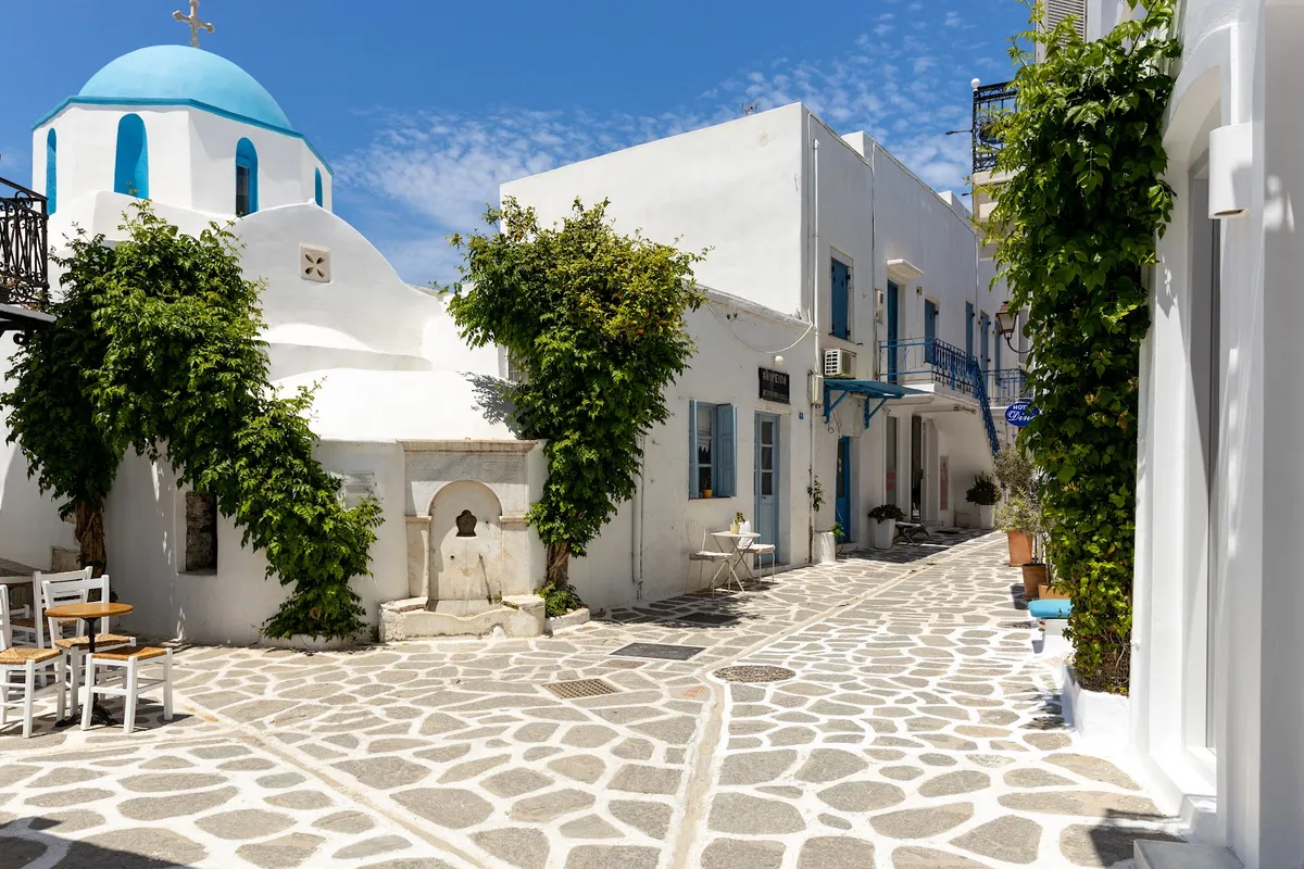 Hotel Dina, Paros interior view