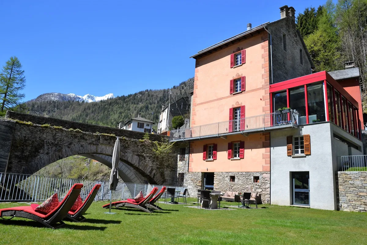 Hotel Fusio, Swiss Alps interior view