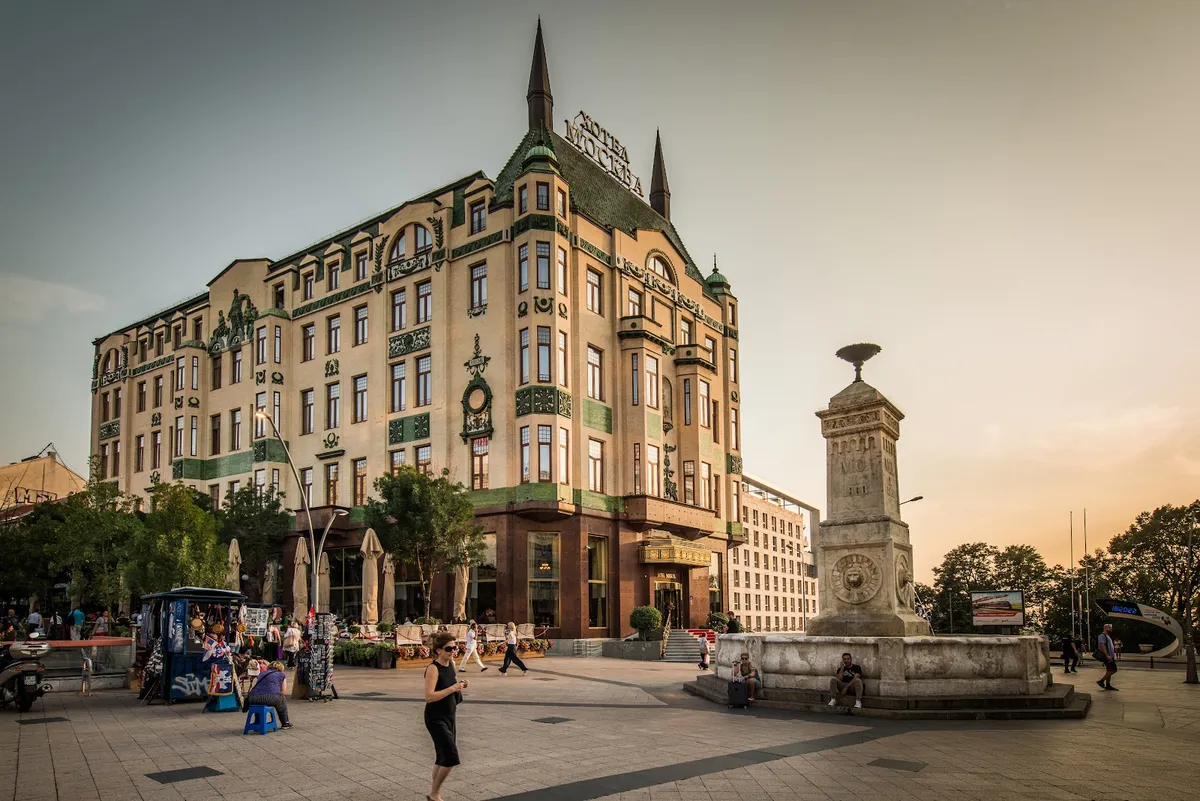 Hotel Moskva, Belgrade interior view