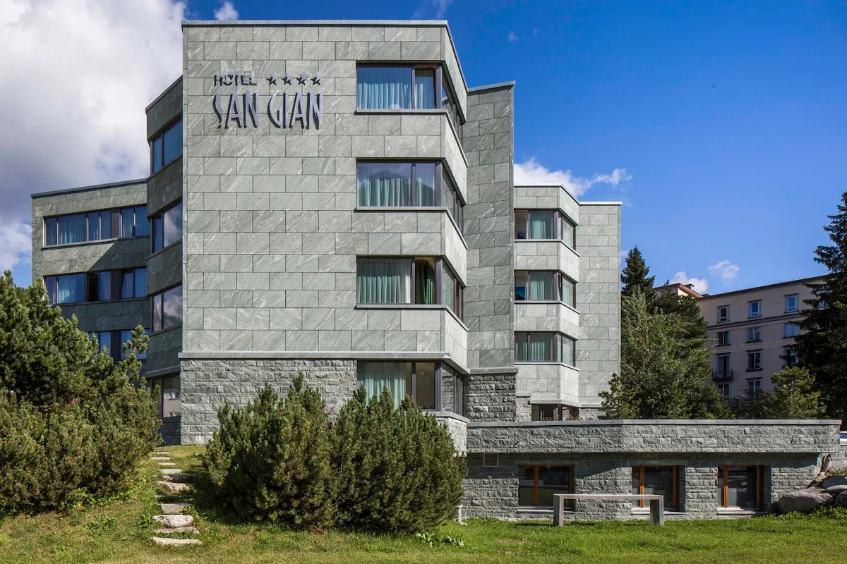 Hotel San Gian, St Moritz interior view