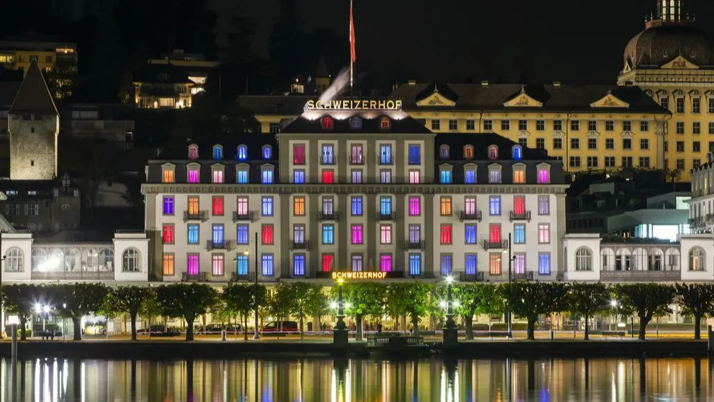 Hotel Schweizerhof Luzern, Lucerne interior view