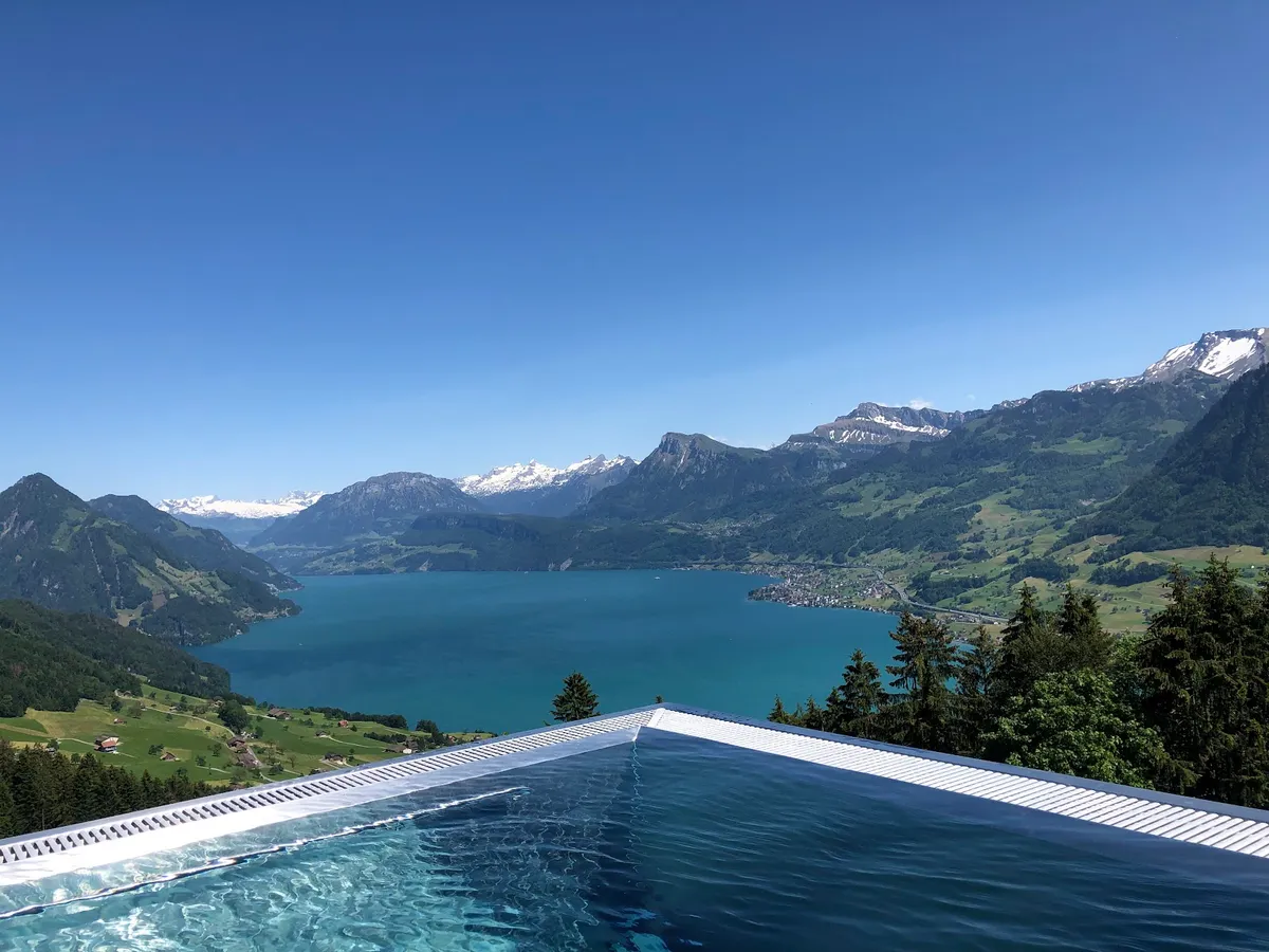 Hotel Villa Honegg, Lucerne interior view