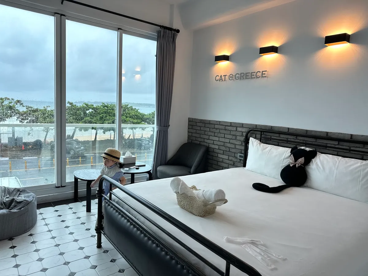 墾丁南灣-希臘遇見貓民宿, Kenting interior view