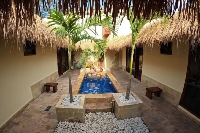 La Bella - Hotel Villa Spa - Deluxe Room, 1 Queen Bed, Gili Islands interior view