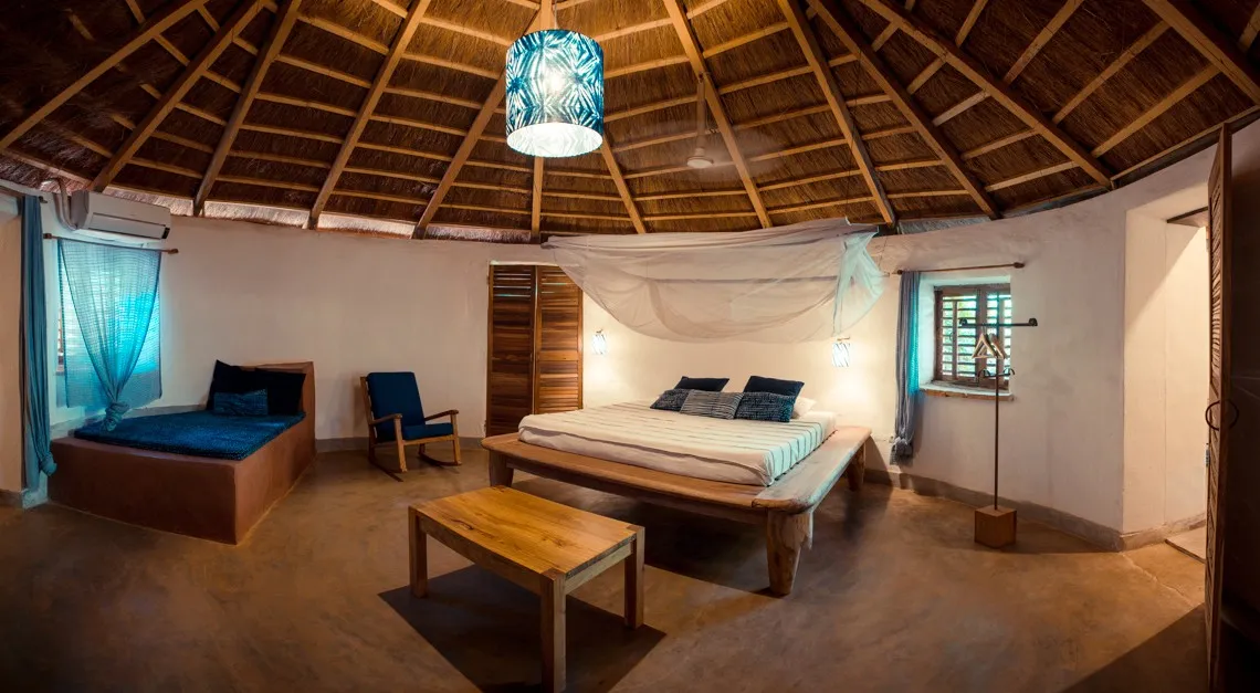 Le Campement, Bamako interior view
