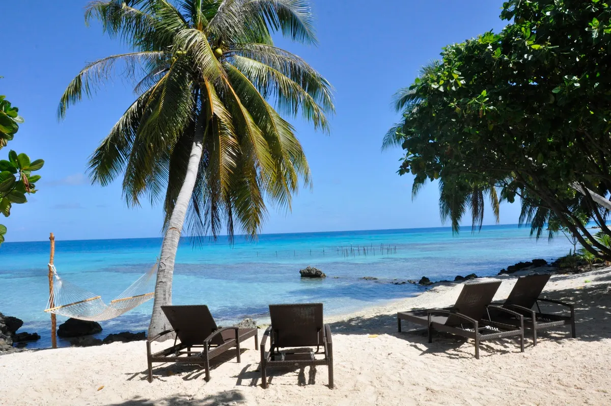 Le Coconut Lodge, Rangiroa interior view