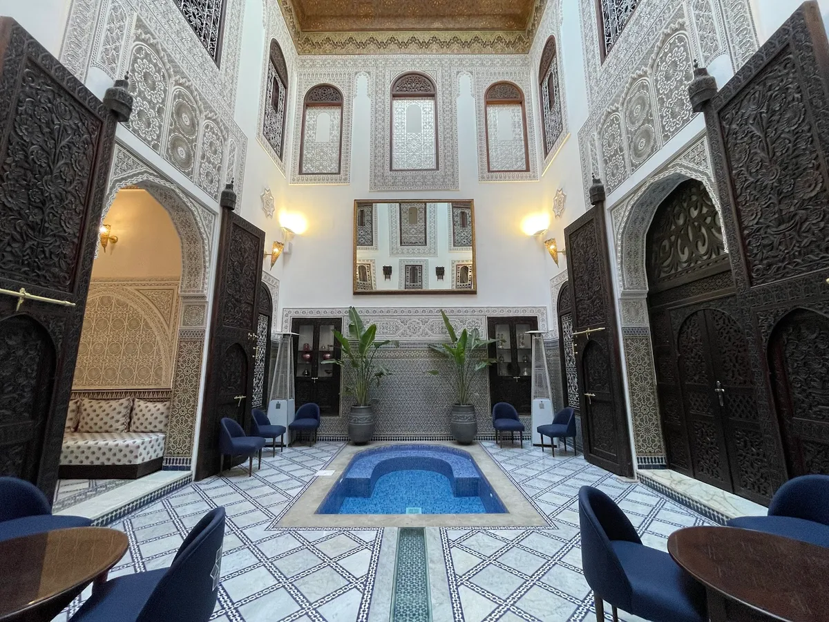 Le Grand Alcazar - Riad, Fes interior view
