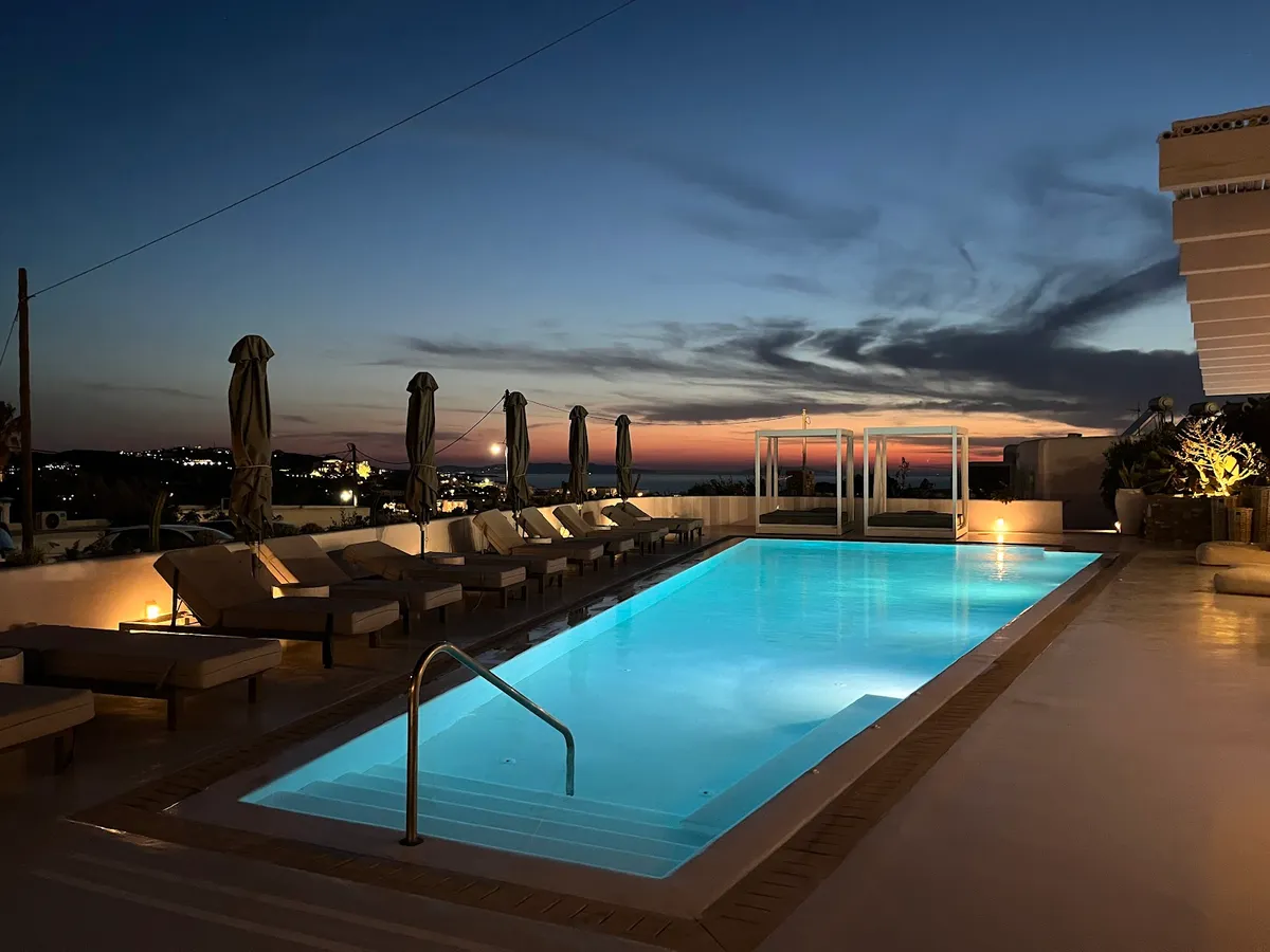 Livin' Mykonos Hotel by Mr and Mrs White, Mykonos interior view