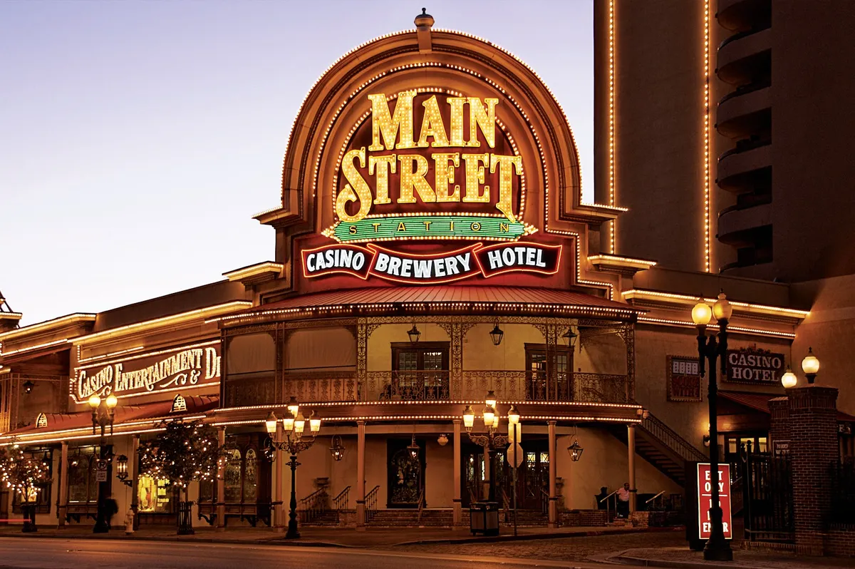 Main Street Station Casino Brewery Hotel, Hopkins interior view
