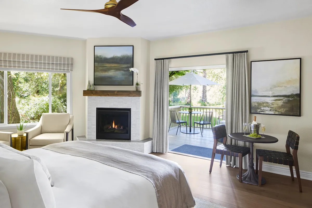 Milliken Creek Inn, Napa Valley interior view