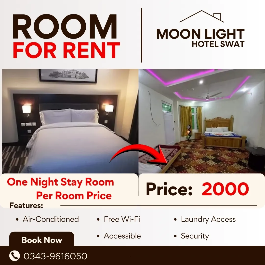 MOON LIGHT HOTEL SWAT, Swat Valley interior view