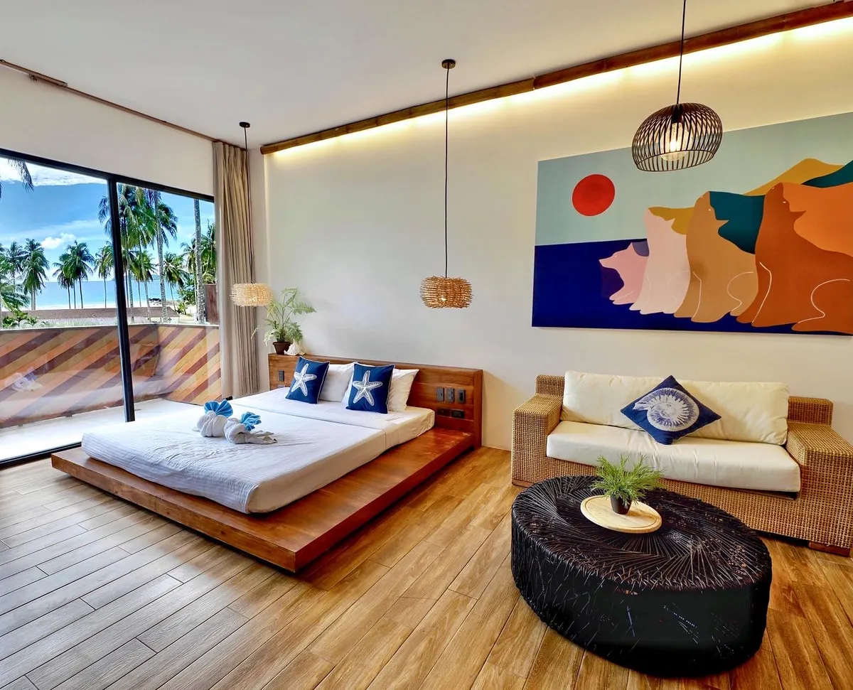 Nacpan Beach Resort (H Hotel Group), Palawan interior view