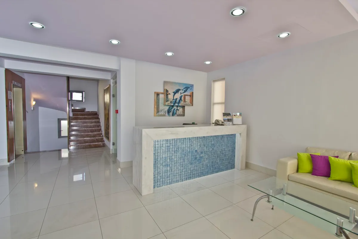Nafsika Hotel, Rhodes interior view
