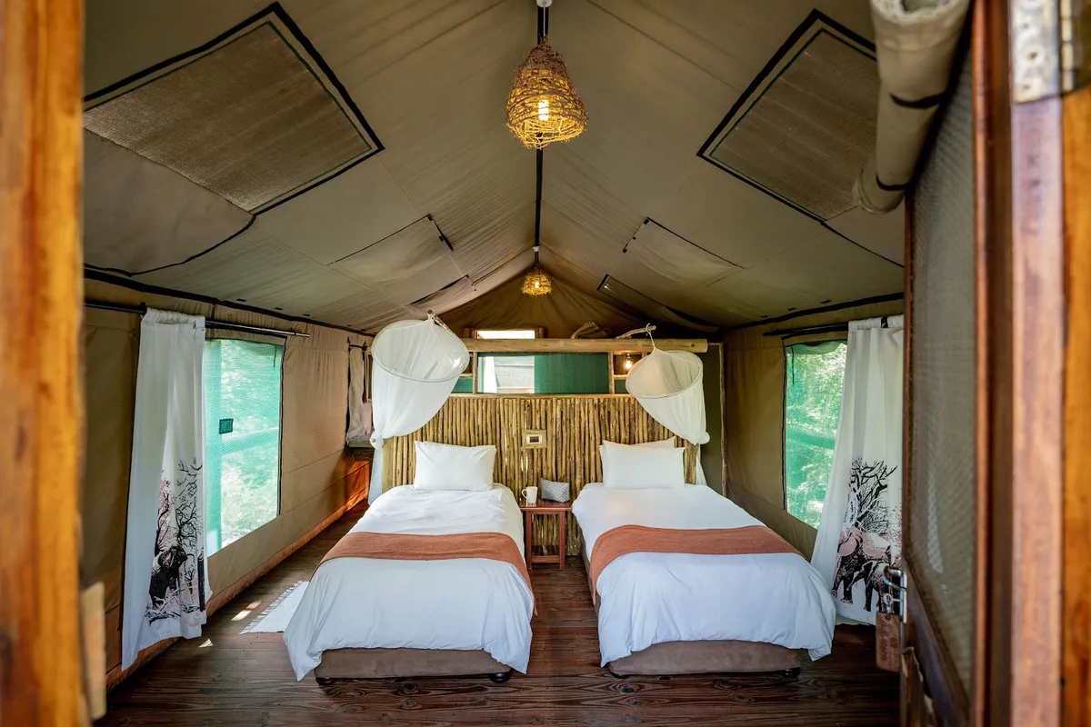Nata Lodge, Nata interior view