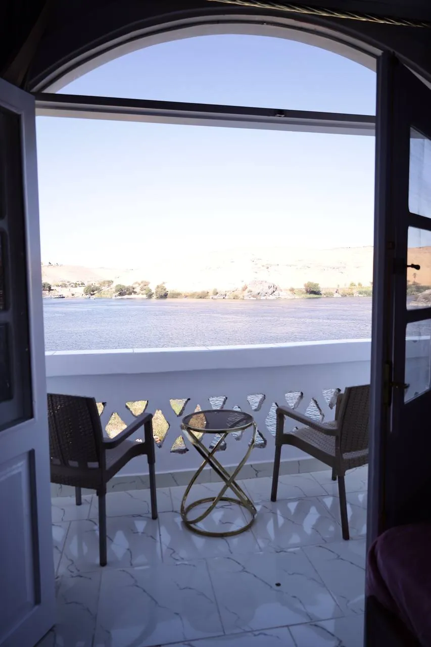 Nile view guest house Elephantine Island, Aswan interior view