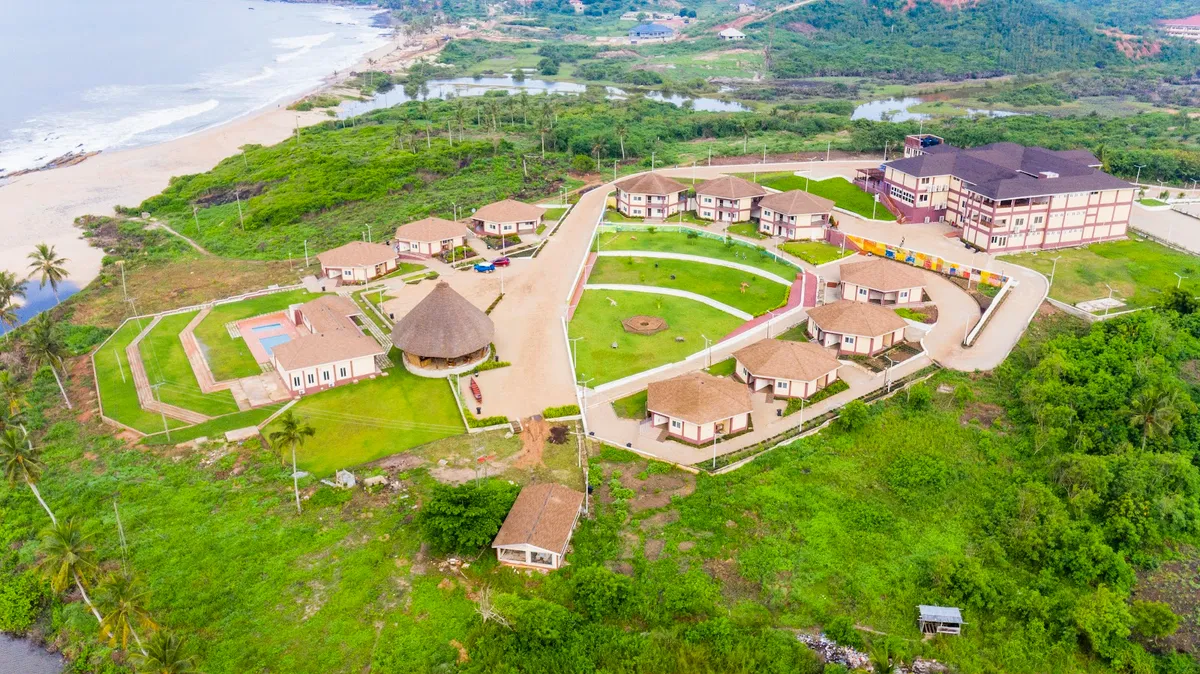 NYANSAPO ECO RESORT, Cape Coast interior view
