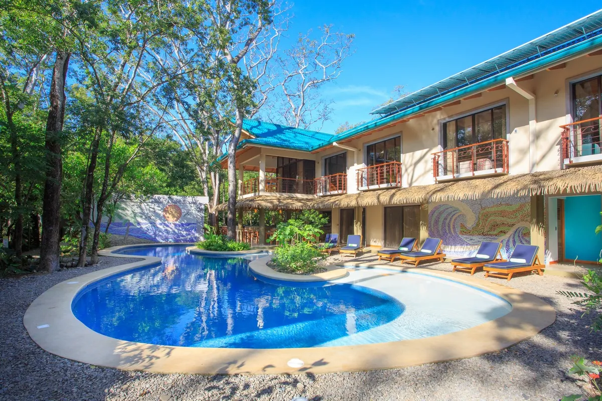 Olas Verdes Hotel, Nosara interior view