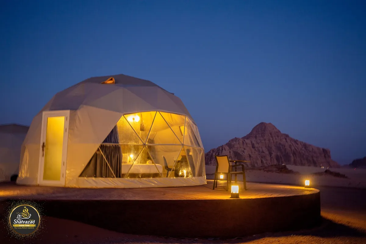 Omsiat Shahrazad luxury Camp, Petra interior view