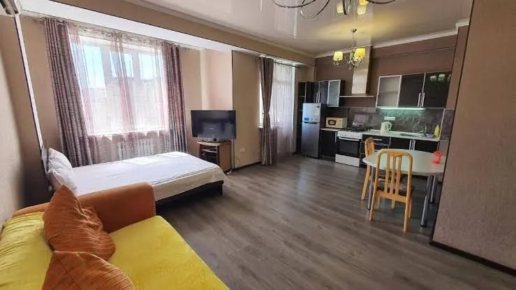 Orange apartment with panoramic view - Studio Apartment, Bishkek interior view