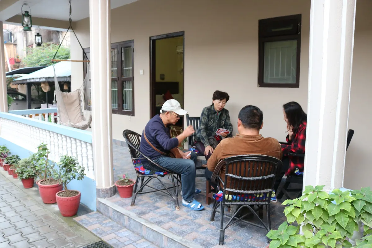 Peacock Hotel Sauraha. Family-Run Chitwan Safari Stay, Chitwan interior view