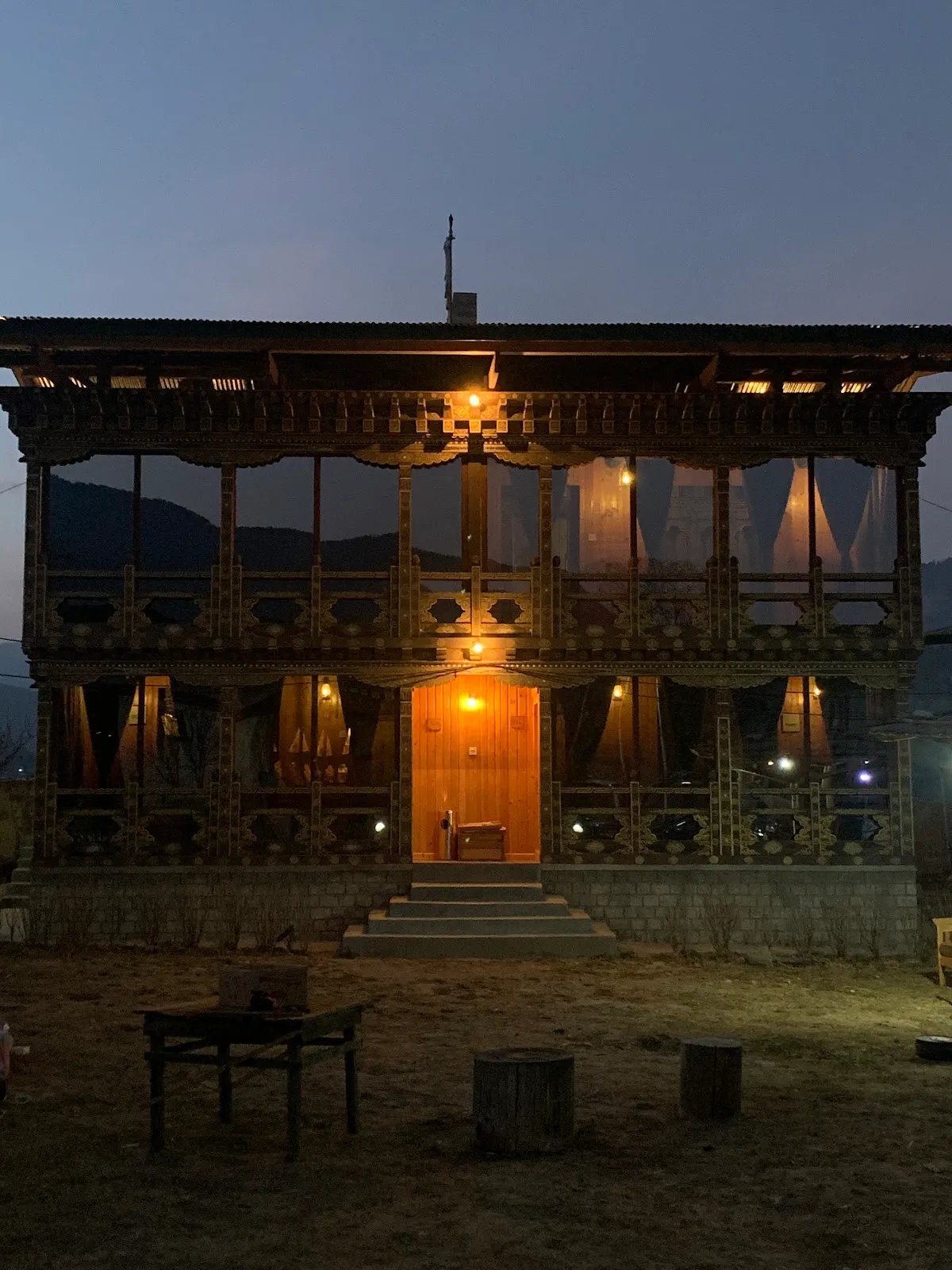 Phuntsho guest house, Bumthang interior view