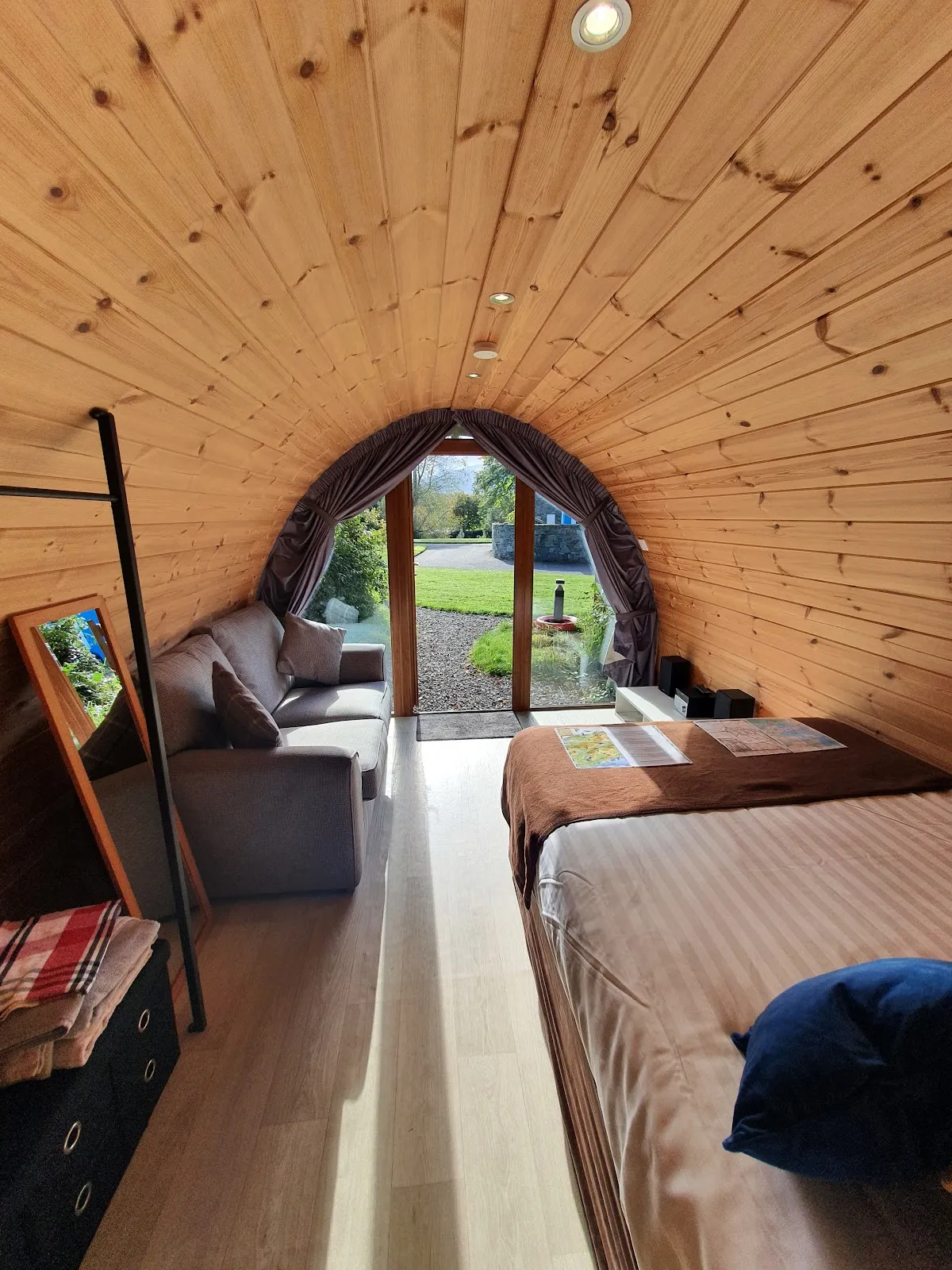 Priory Glamping Pods, Killarney interior view
