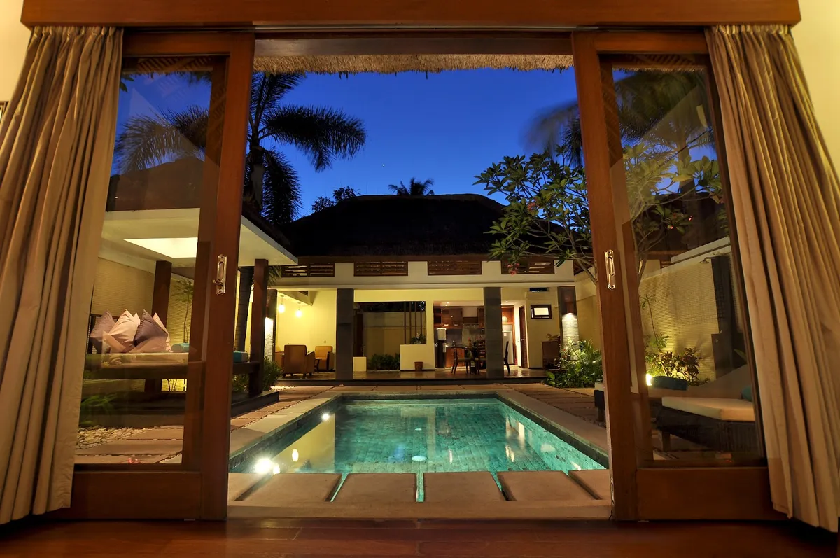 Puri Mas Beach Resort, Lombok interior view