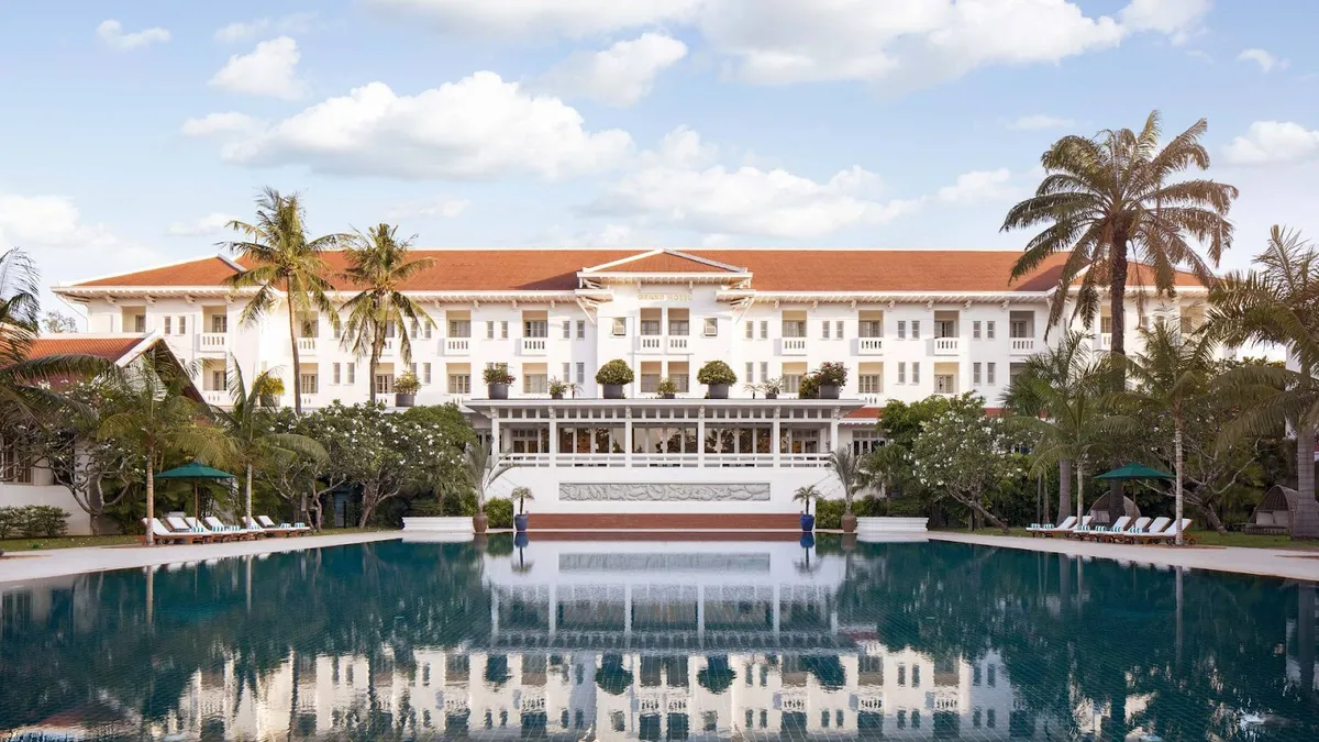 Raffles Grand Hotel d'Angkor, Siem Reap interior view