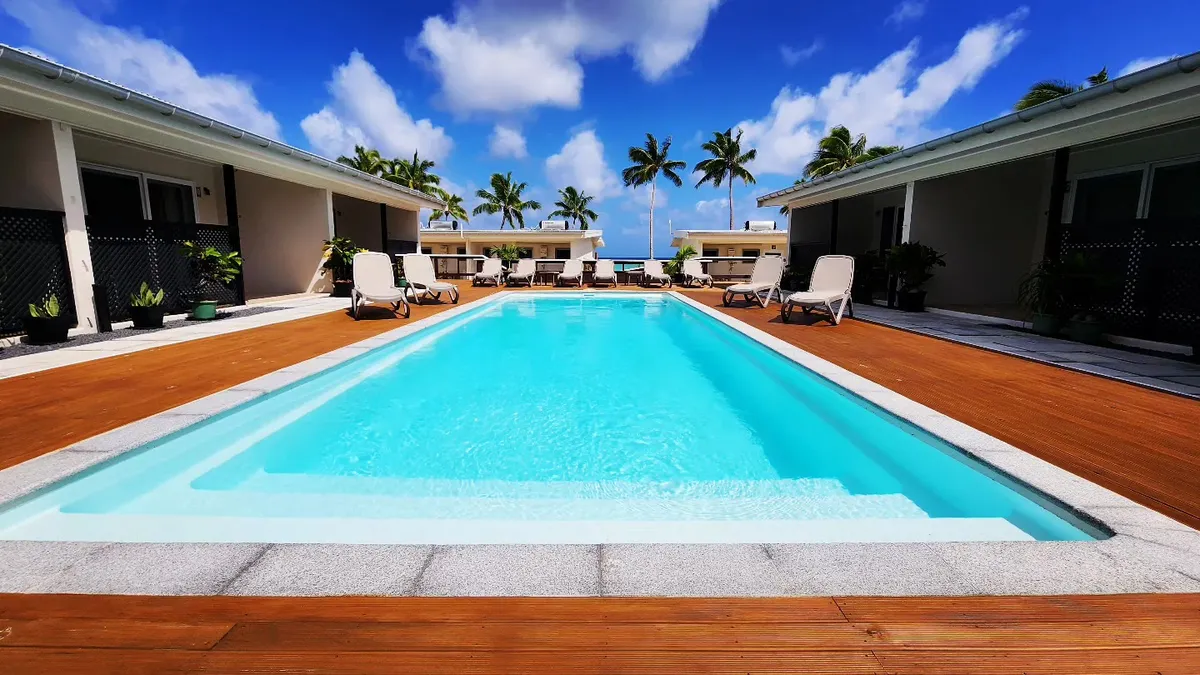 Resort Tava'e, Aitutaki interior view