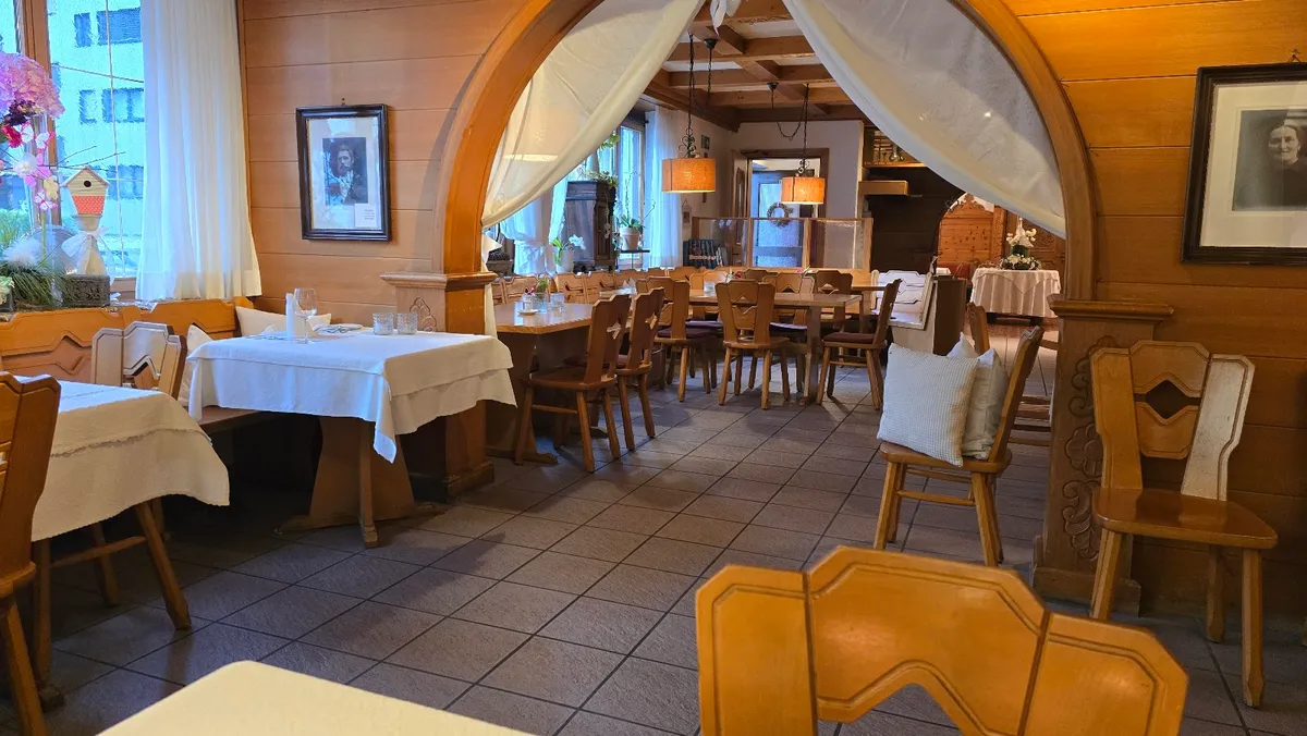 Restaurant Schäfle, Vaduz interior view