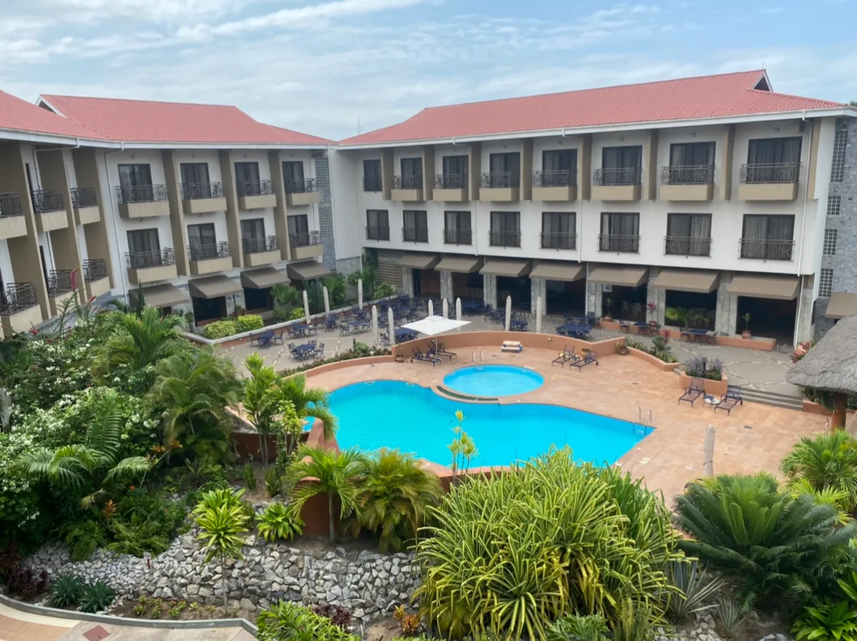 Ridge Royal Hotel, Cape Coast Ghana, Elmina interior view