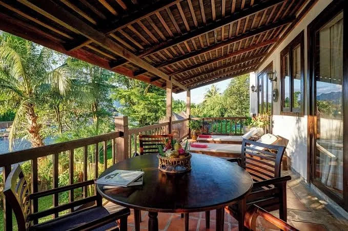 Riverside Boutique Resort, Vang Vieng interior view