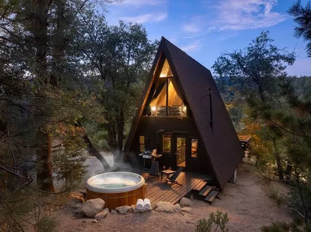 Romantic A-Frame Cabin | Hot Tub, Fire Pit, Hiking, Ezulwini Valley interior view