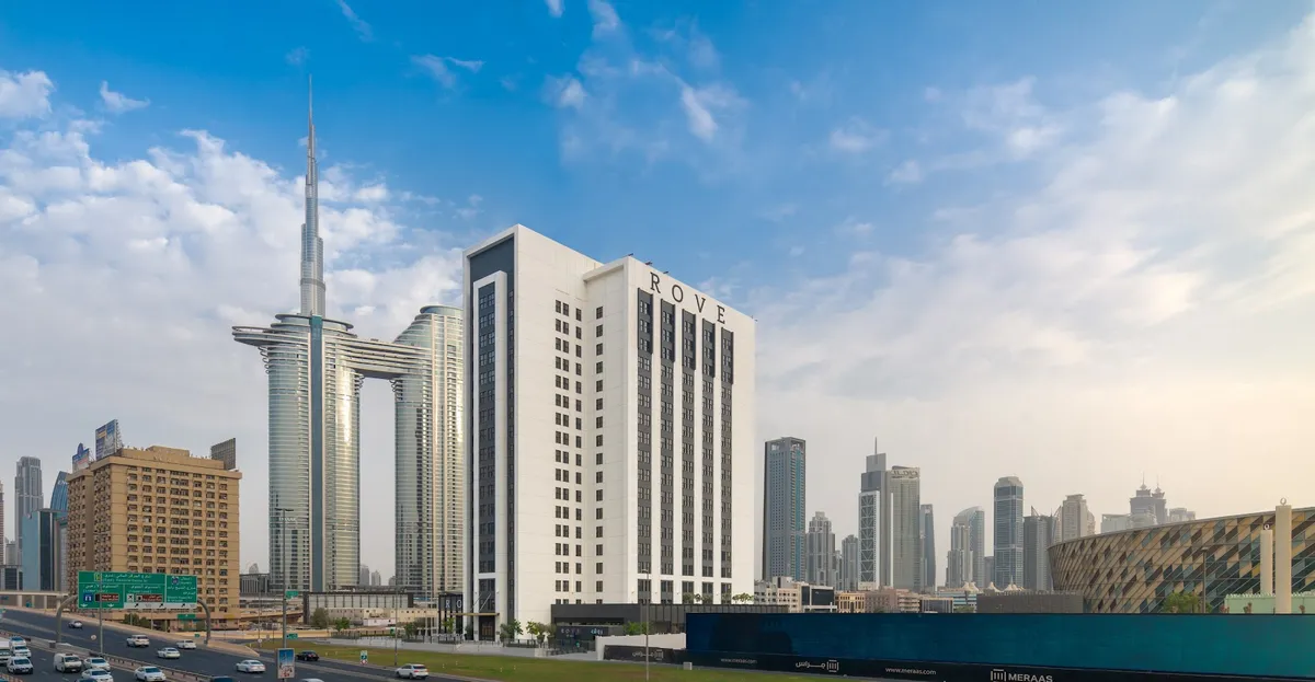 Rove City Walk, Dubai interior view