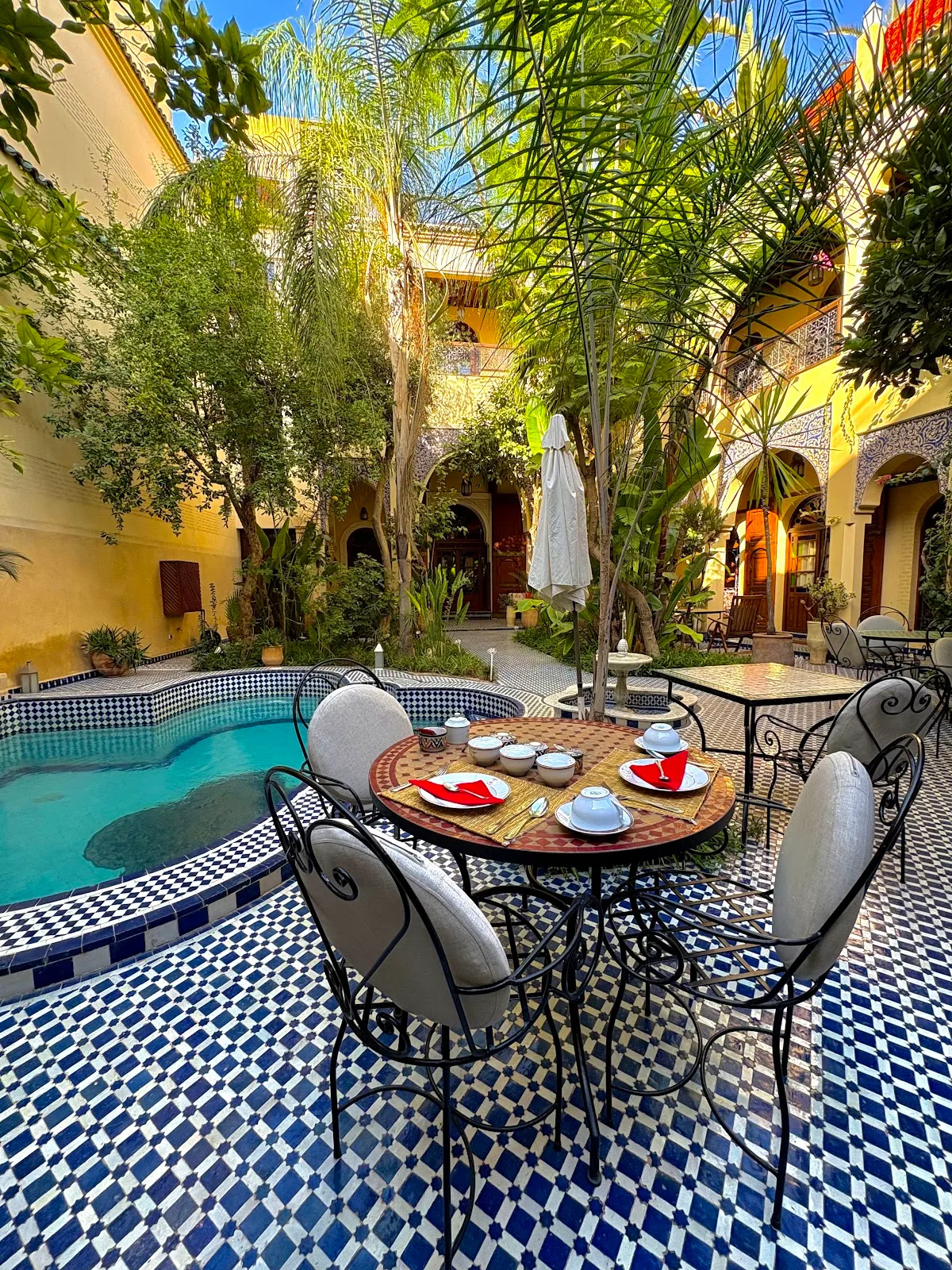 Ryad salama, Fes interior view