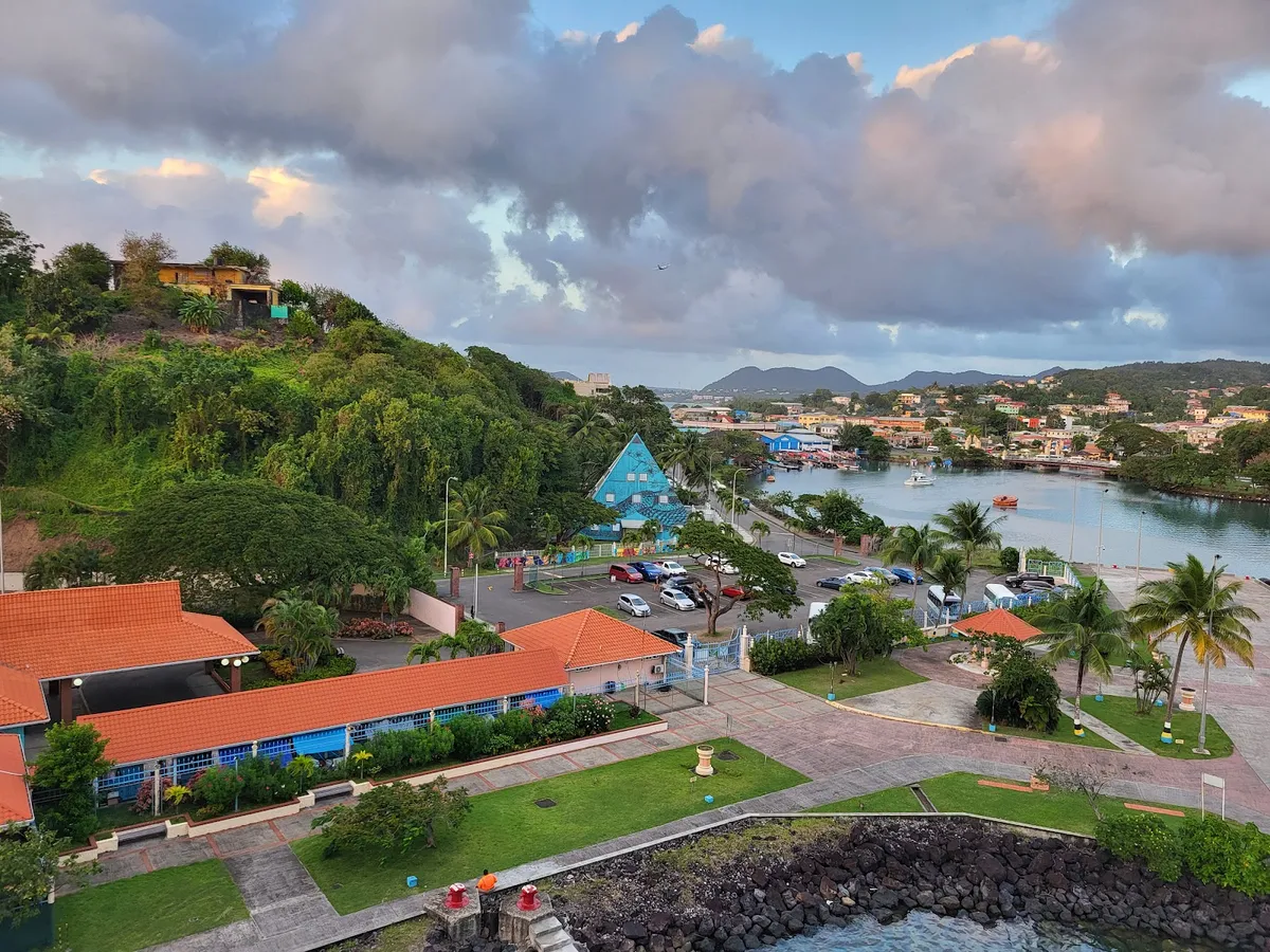 Saint lucia, Castries interior view